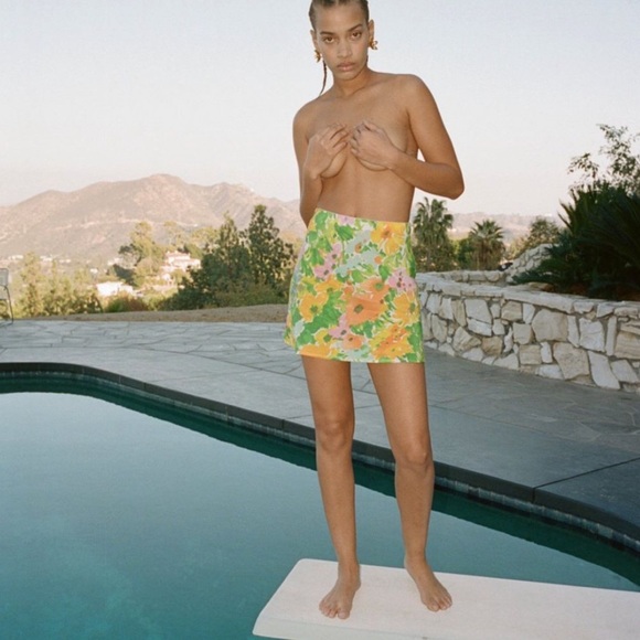 With Jean Dresses & Skirts - Daisy skirt in splice—xs